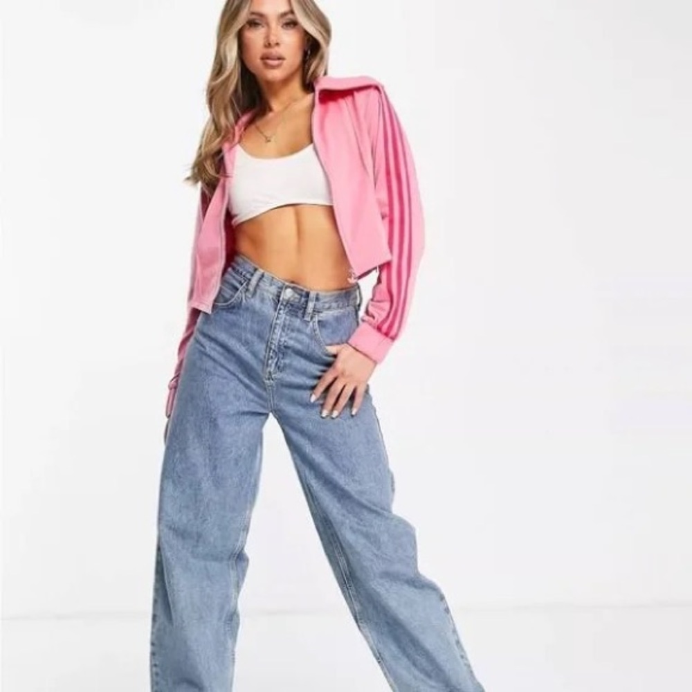Adidas Pink Bomber Track Jacket